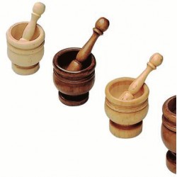 MORTAIO LEGNO NATURALE    ART.81002