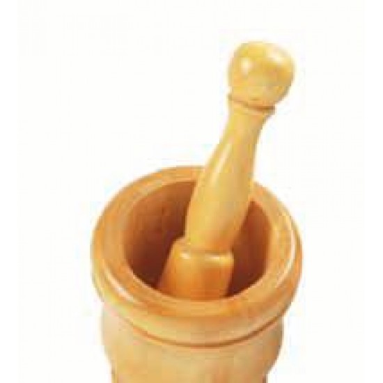 MORTAIO LEGNO NATURALE    ART.82002