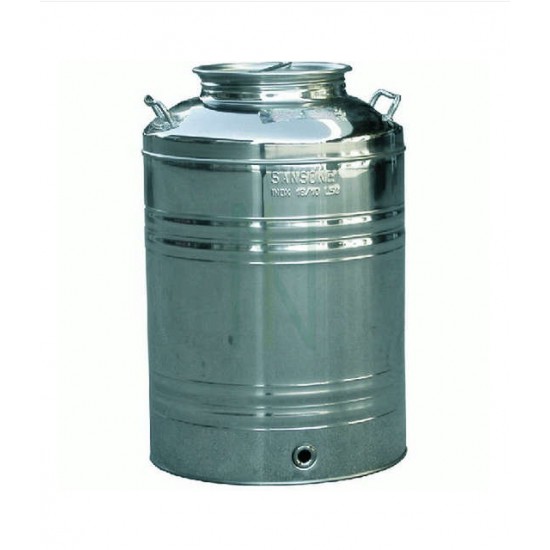 FUSTO INOX 18/10    LT.50 CT   SANS