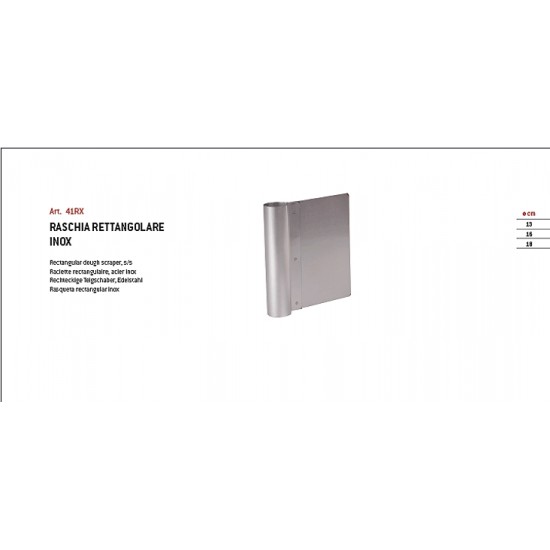 RASCHIA RETT. INOX CM.13  COIX41RX13
