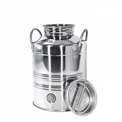 FUSTO INOX 18/10    LT.20 BL ALTO