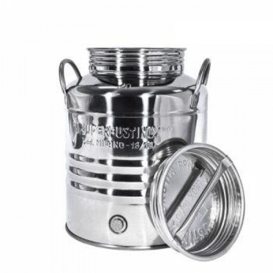 FUSTO INOX 18/10    LT.15 B.L C.T