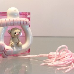 SCATOLA PLEX ROSA C/COFET.     7546