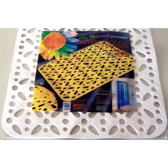 TAPPETO DOCCIA BIANCO     3184  BRO