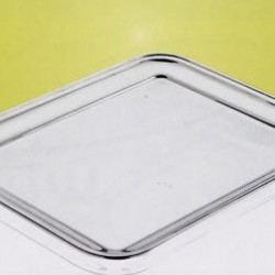 VASSOIO INOX RETTANGOLARE  CM.60