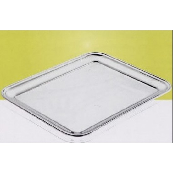 VASSOIO INOX RETTANGOLARE  CM.60