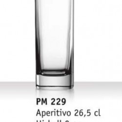BICCHIERE STRAUSS APERITIVO PM 229