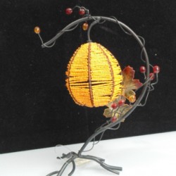 P/TEA LIGHT VERTCALE  AGUA    10833