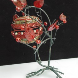P/TEA LIGHT VERTCALE  AGUA    10838