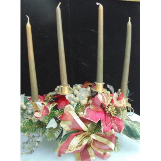 PORTA 4 CANDELE STELLA C/BASE 26693