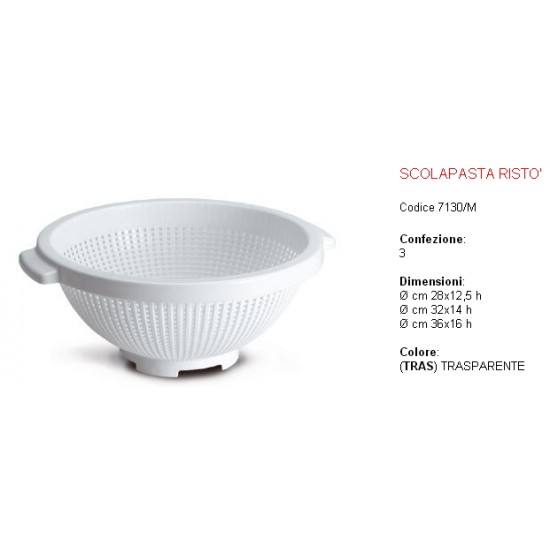 SCOLAPASTA RISTO  CM. 28