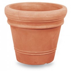 VASO DOPPIO BORDO LISC. CM.100 VECA