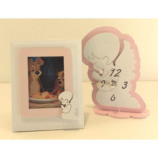 SET OROLOGIO +P/FOTO ROSA      7497