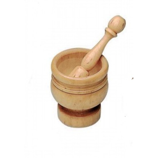 MORTAIO LEGNO NATURALE    ART.83002