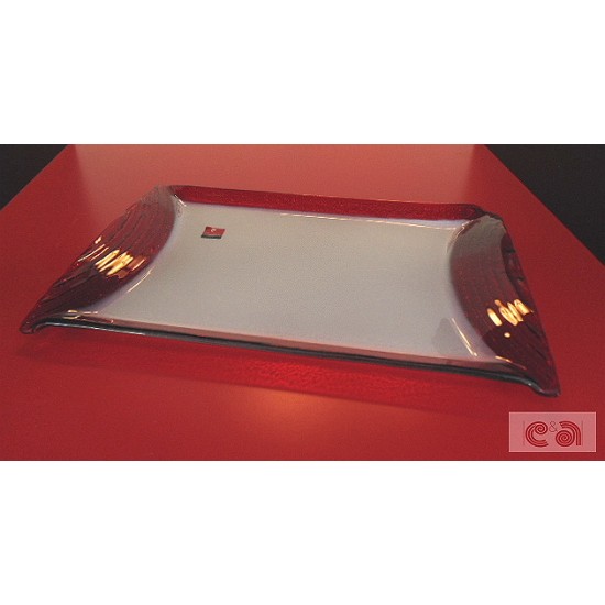 VASSOIO 30X20 ROSSO            6706