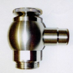 RUBINETTO INOX 3/8  GIREVOLE
