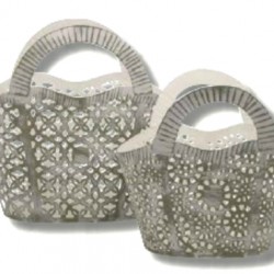 SET 2 BORSE        METAL     155536