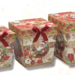 SET 3 SCATOLE      NOEL      155404