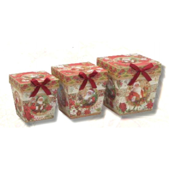 SET 3 SCATOLE      NOEL      155404