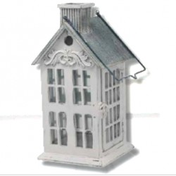 LANTERNA CASA BIANCA LEGNO   150280