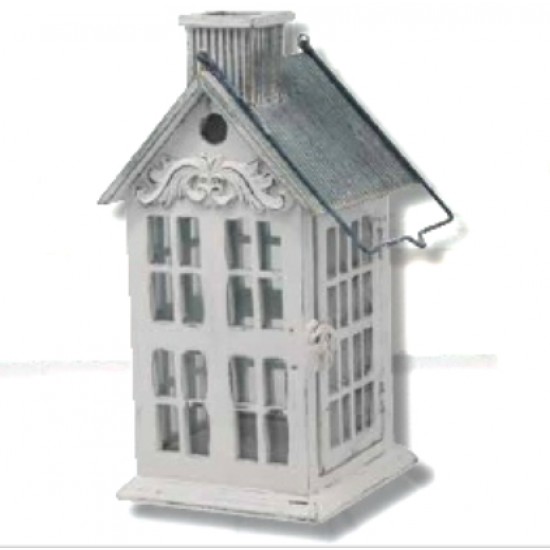 LANTERNA CASA BIANCA LEGNO   150280
