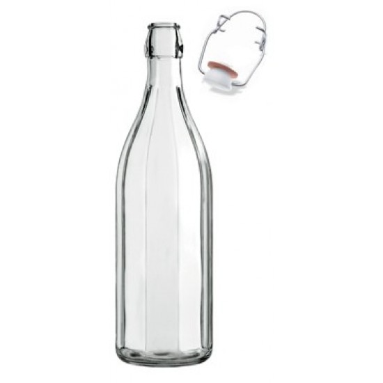 BOTTIGLIA VETRO LT.1 C/T. ERM. COST