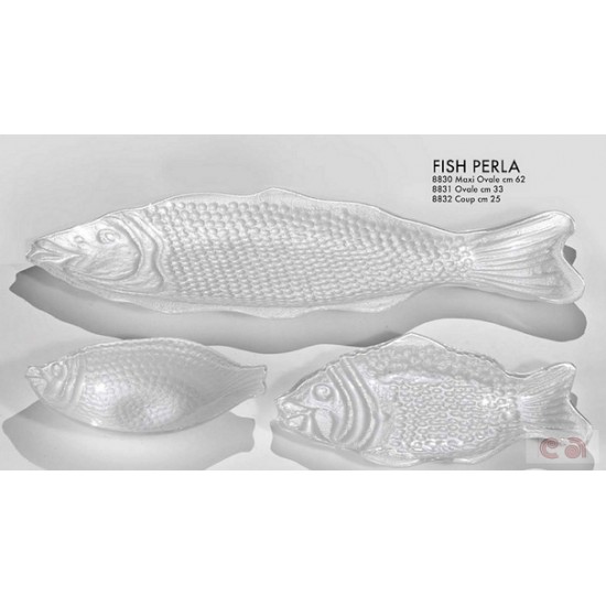 PIATTO CM.33 OVALE FISH         WEI