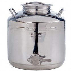 FUSTO INOX LT.50 MIELE C/R EUR.SANS