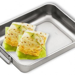 LASAGNERA INOX CM. 40X32  RIV.