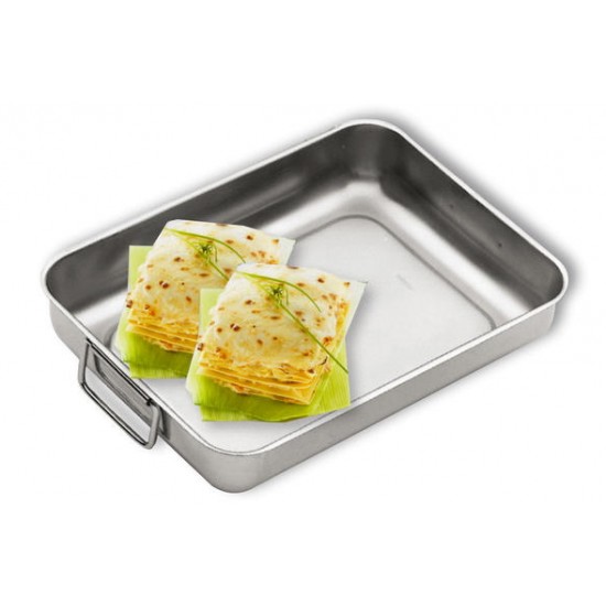 LASAGNERA INOX CM. 40X32  RIV.