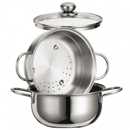 VAPORIERA CM. 20 C/C. VETRO