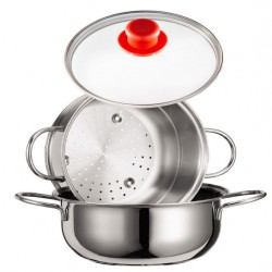 VAPORIERA CM. 26 C/C.VETRO EATITALY