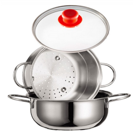 VAPORIERA CM. 26 C/C.VETRO EATITALY