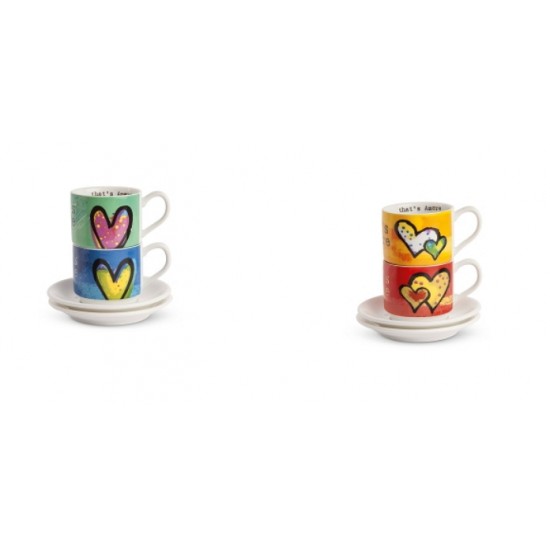 SET 2 TAZZINA CAFFE    PTA02I/B/S/V