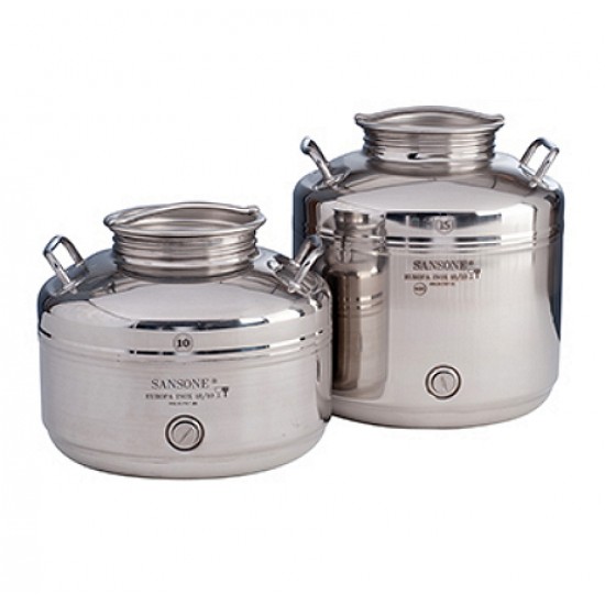 FUSTO INOX LT.10    EUROPA C/T SANS