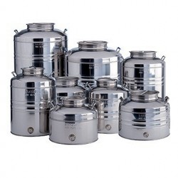 FUSTO INOX 18/10    LT.15 CT   SANS