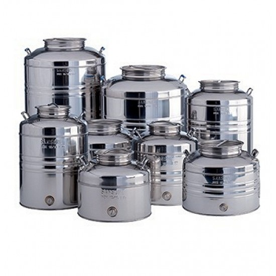 FUSTO INOX 18/10    LT.15 CT   SANS