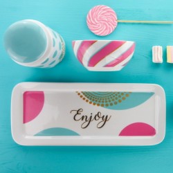 VASSOIO RETT. 36X13 CANDY SUGAR WEI