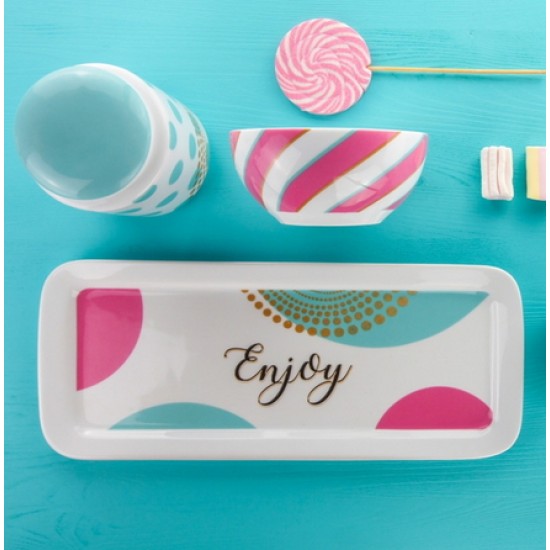 VASSOIO RETT. 36X13 CANDY SUGAR WEI