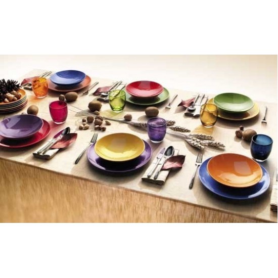 PIATTO FRUTTA PZ.6 COLOURS