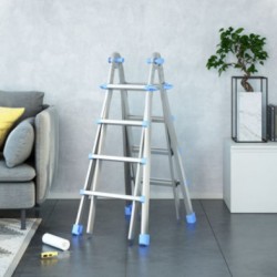 SCALA EIFFEL 4+4 ALLUMINIO      COL