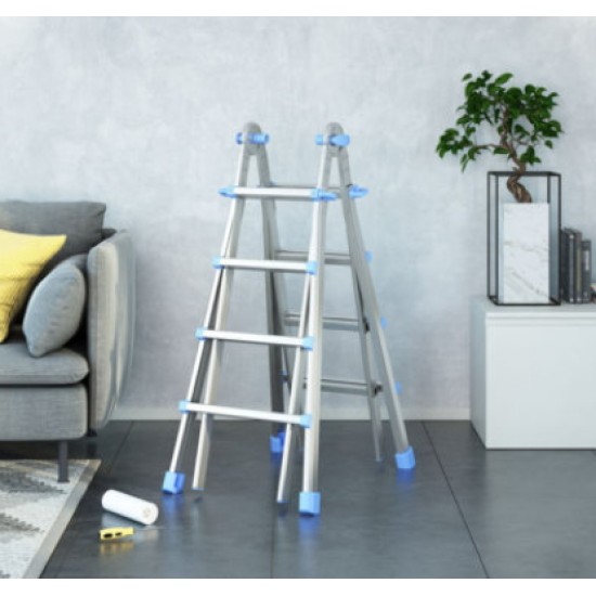 SCALA EIFFEL 4+4 ALLUMINIO      COL
