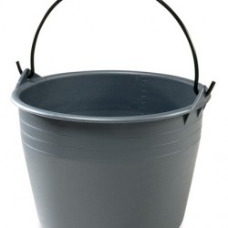 SECCHIO AGRICOLO GRIGIO LT.25 PLASTIME