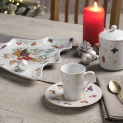 SET 2 TAZZA CAFFE     XMAS    25203