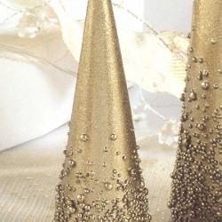 CANDELA CONO H.15 ORO     C2187 MAS