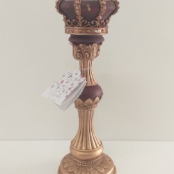CANDELIERE ORO/BORDEAUX H.33 NA848