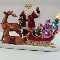 BABBO NATALE CON SLITTA       NA794