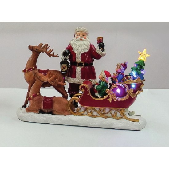 BABBO NATALE CON SLITTA       NA794