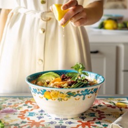 CONTENITORE CM.22 FLOWER & LEMON