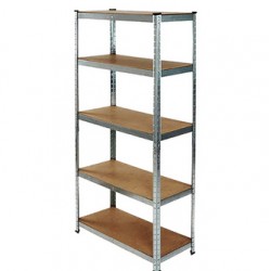SCAFFALE 5 RIPIANI ZINCATO 90X40 GB
